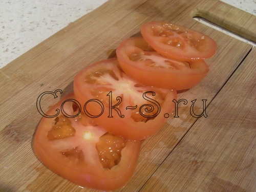 бедрышки с сыром и помидорами - помидоры