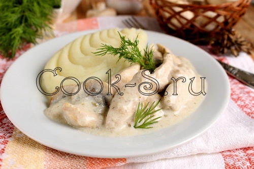 бефстроганов из курицы