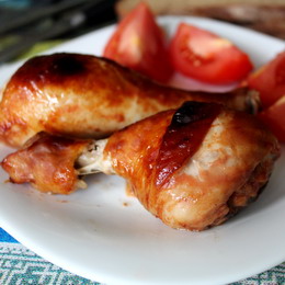 Курица в медово-томатном соусе