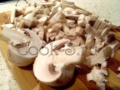 котлеты с грибами - шампиньоны