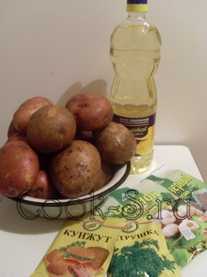 картофель по деревенски - ингредиенты