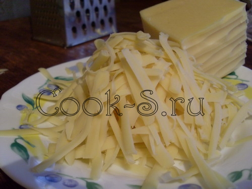 картофель запеченный в духовке - натереть сыр
