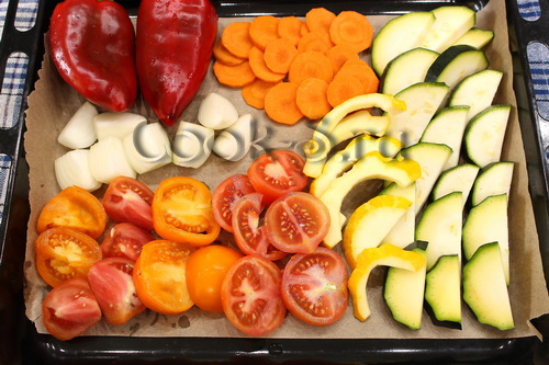 овощи в духовке