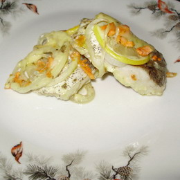 рыба под сливочным соусом