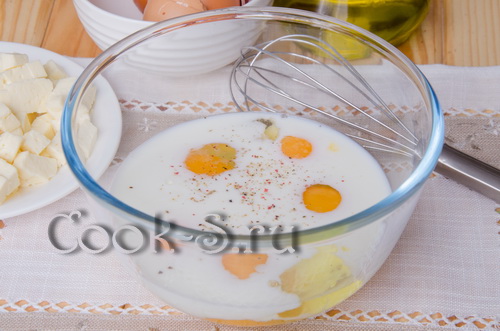 яйца с молоком