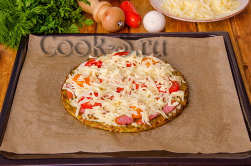 пицца из кабачков рецепт с фото