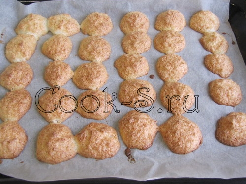 кокосовое печенье - запечь