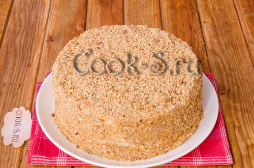 медовый торт на сковороде пошаговый рецепт с фото