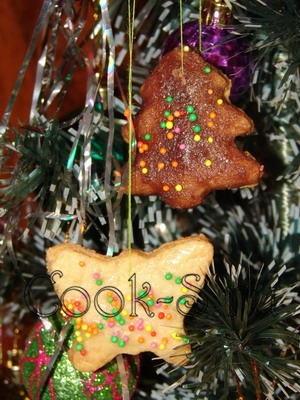 новогоднее печенье на елку 