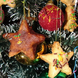 новогоднее печенье на елку