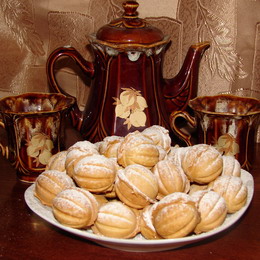 печенье орешки со сгущенкой