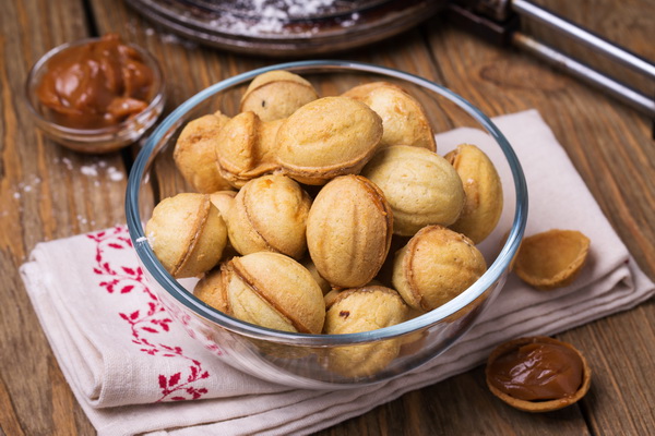 печенье орешки со сгущенкой рецепт