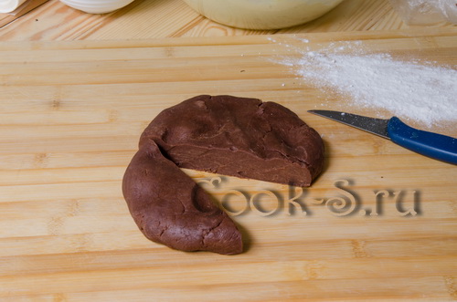 песочное шоколадное тесто