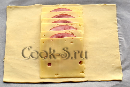 пирог с ветчиной и сыром рецепт с фото