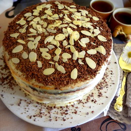 Торт на сковороде «Нежность»