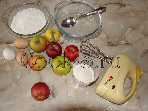 яблочный пирог - ингредиенты