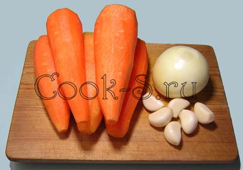 морковь по корейски - почистить морковь